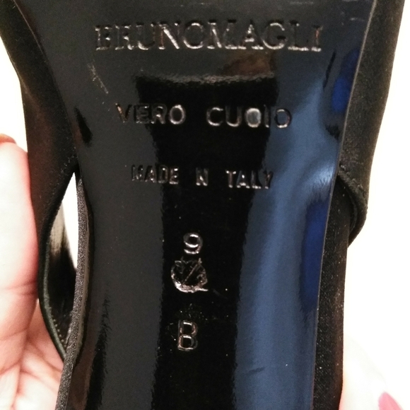 Bruno Magli Mink PomPom pointy toe Heels - Picture 5 of 7